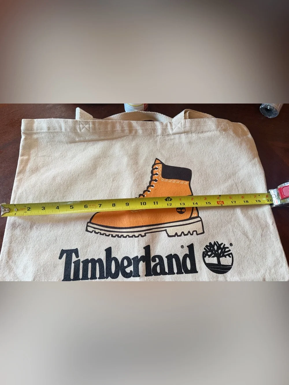 Timberland Boot Graphic Tote New